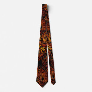 Tie with Sunflower Design