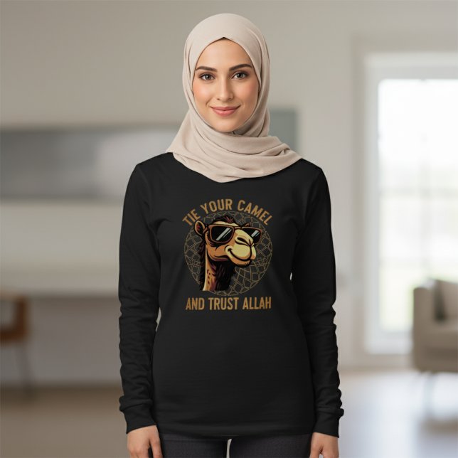 Tie your camel and trust Allah T-Shirt (Creator Uploaded)