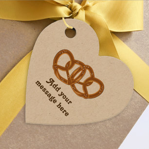 Tied a Pretzel Knot - Fun Bread & Baking themed Favour Tags