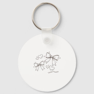 Tied By Friendship Best Friend Matching Ribbon Hea Key Ring