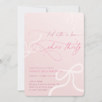 Tied With a Bow Ribbon Girls 30th Birthday