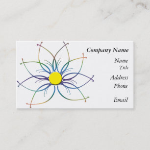 TieDye Daisy Business Card
