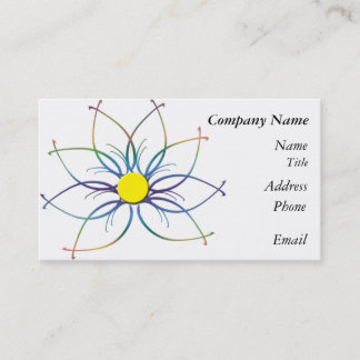 TieDye Daisy Business Card