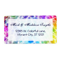 Tiedye Hippie Wavy Rainbow Effect