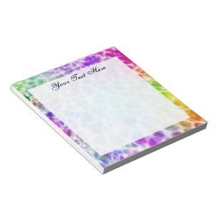 Tiedye Hippie Wavy Rainbow Effect Notepad