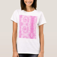 Tiedye Pink Spiral Hippie Tie Dye  