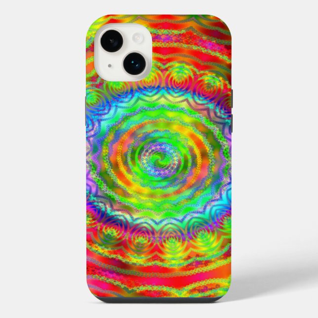 Tiedye Target iPhone Case (Back)