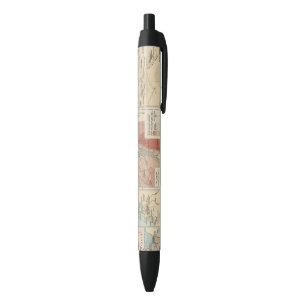 Tieflander Atlas Map Black Ink Pen