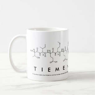 Tiemen peptide name mug
