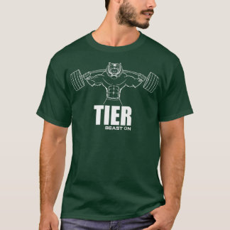 Tier Beast On Gym FitnessGym Motivation Fitness Sa T-Shirt