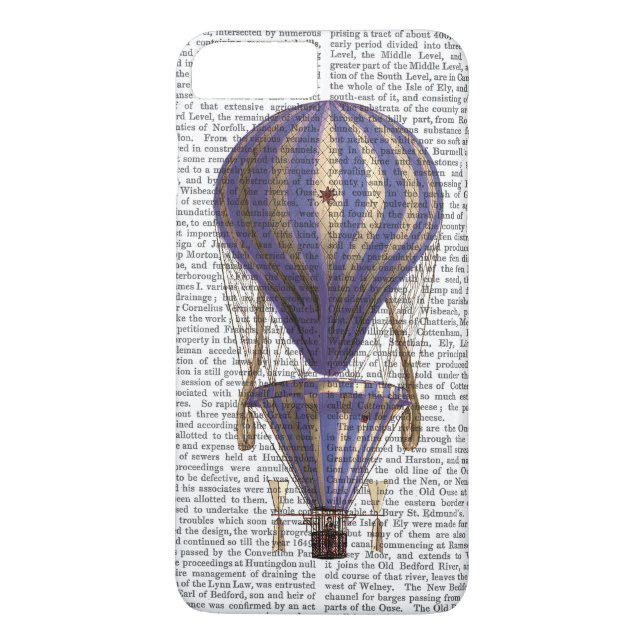 Tiered Hot Air Balloon Blue Case-Mate iPhone Case (Back)