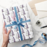 Tiered Wedding Cake Bridal Shower Engagement Wrapping Paper<br><div class="desc">Wrapping paper features an original marker illustration of a delicious triple-tiered wedding cake topped with white frosting and purple fondant flowers. Great for weddings, engagements, bridal showers, anniversaries, and more. This design is also available on other products. Don't see what you're looking for? Need help with customisation? Contact Rebecca to...</div>