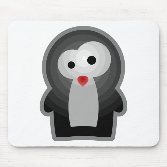 Tierkinder: Pinguinjunges Mouse Mat (Front)