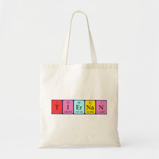 Tiernan periodic table name tote bag