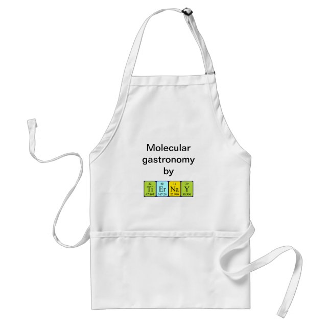 Tiernay periodic table name apron (Front)