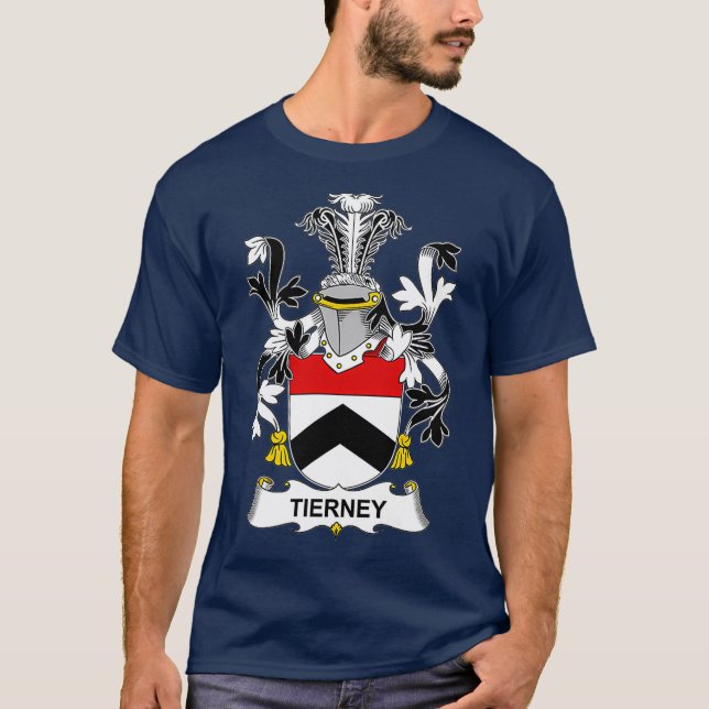 Tierney Coat of Arms  Family Crest T-Shirt (Front)