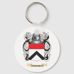 Tierney Family Crest (Coat of Arms) Key Ring