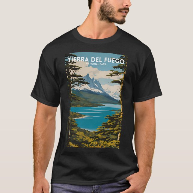 Tierra del Fuego National Park Vintage T-Shirt (Front)