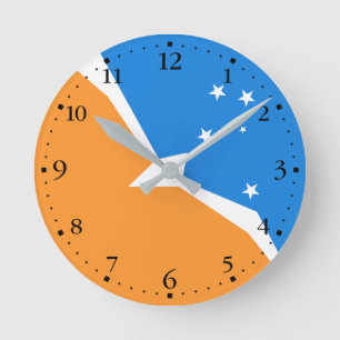 Tierra del Fuego Round Clock
