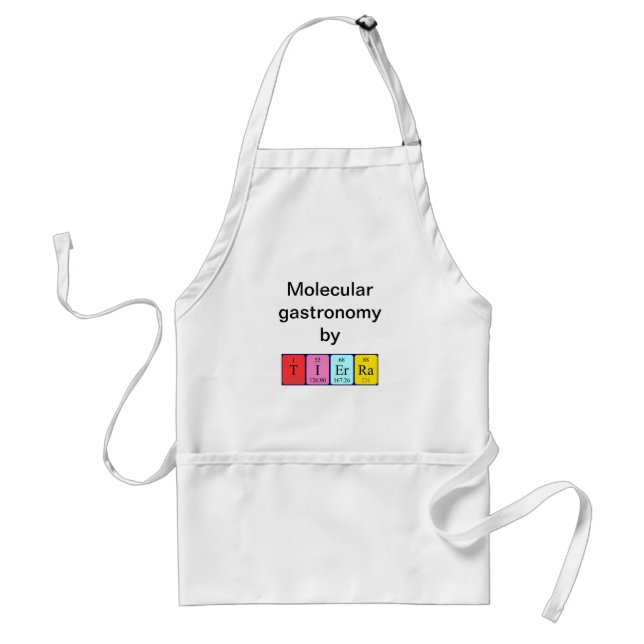 Tierra periodic table name apron (Front)