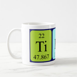 Tierra periodic table name mug