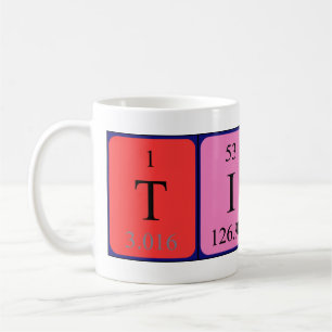 Tierra periodic table name mug