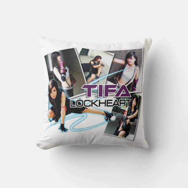 Tifa LockHeart Pillow (Front)