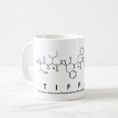 Tiffani peptide name mug (Front Left)