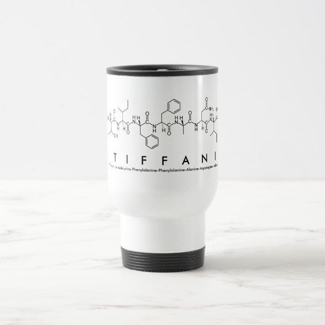 Tiffani peptide name mug (Center)