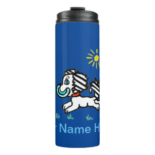 Tiffany and her Frisbee Thermal Tumbler