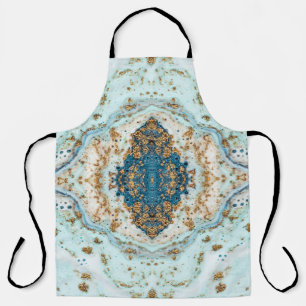 Tiffany Gold: Luxury Marble Seamless Apron