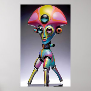 Tiffany Imp Ken Gauge Pop Surrealism Poster