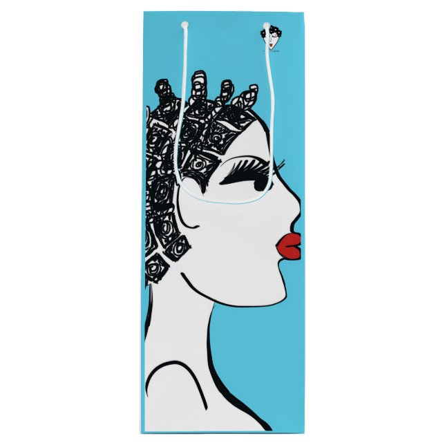 Tiffany Knots Wine Gift Bag (Front)