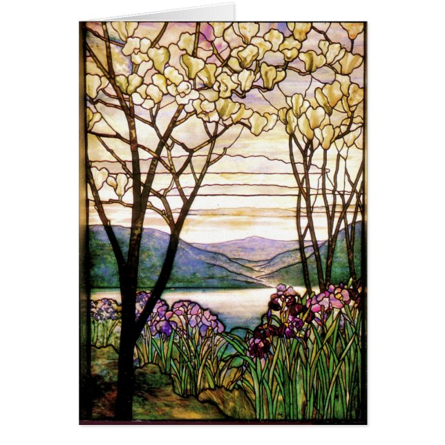 Tiffany Stained Glass Card (Front)