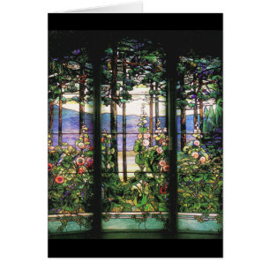 Tiffany Stained Glass Card