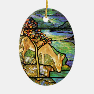 Tiffany Stained Glass Nature Ornament