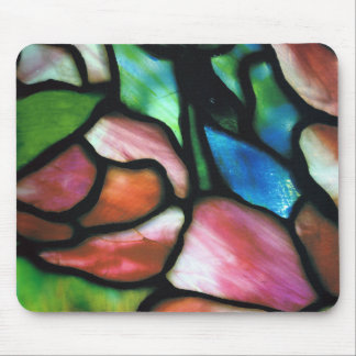 Tiffany Stained Glass Vintage Artwork Mouse Mat