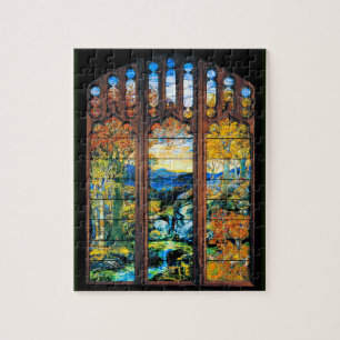 Tiffany Stained Glass Window Puzzle