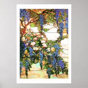 Tiffany Stained Glass Wisteria Print