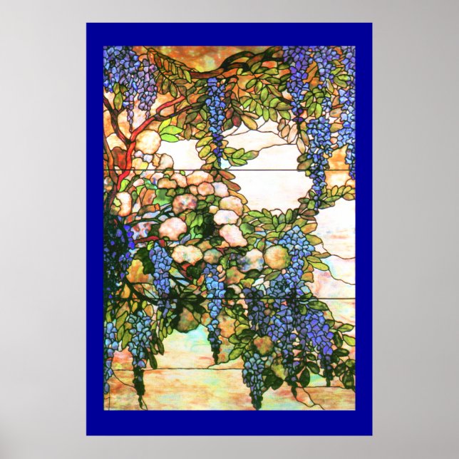 Tiffany Stained Glass Wisteria Print (Front)