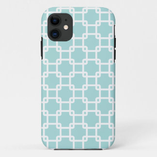 TiffanyBlue Square Link Barely There iPhone 5 Case
