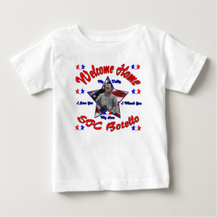 Tiffany's Customised Welcome Home Daddy Shirt