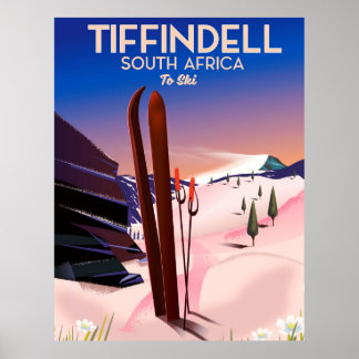 Tiffindell South Africa Ski poster