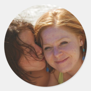 TiffKiss-SmSticker Classic Round Sticker