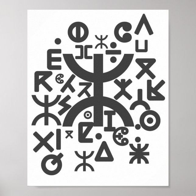 Tifinagh Poster (Front)