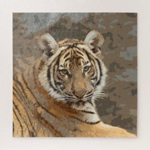 Tiger 002 by JAMFoto Jigsaw Puzzle