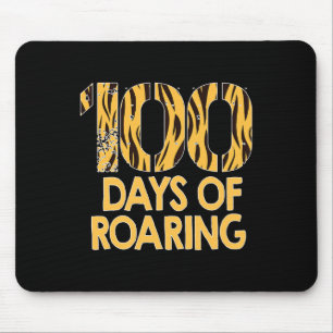 Tiger 100 Days Roaring Fun 100th Day Of School Mouse Mat