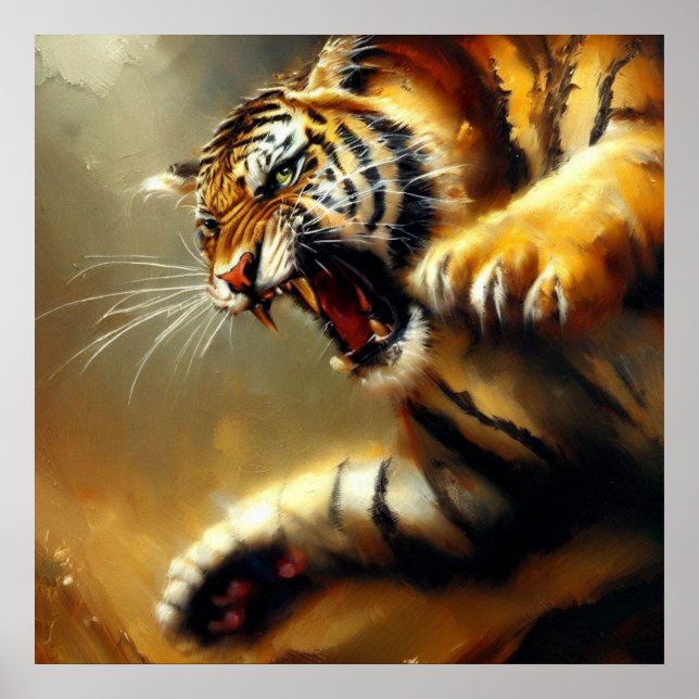 Tiger (12) Wild Cat Poster (Front)