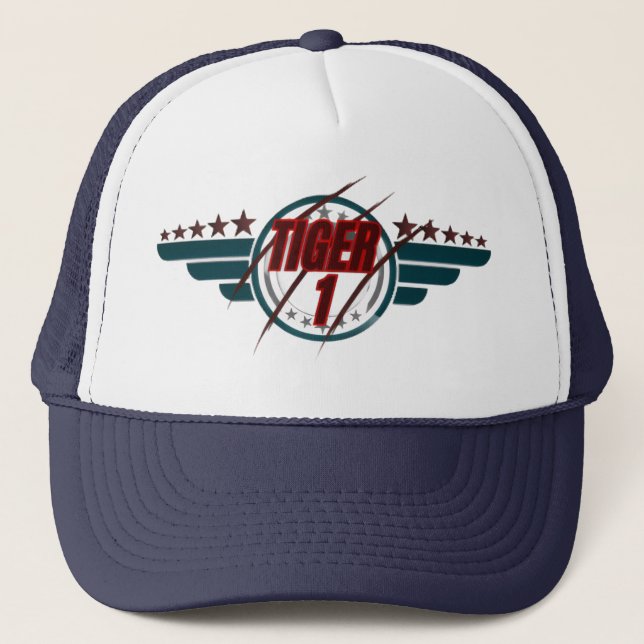 Tiger - 1 Born for Battle. Built for Brotherhood. Trucker Hat (Front)