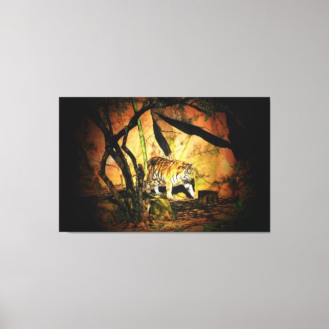 Tiger 1 canvas print (Front)